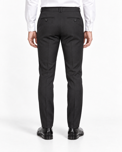 
Montaro — klasične pantalone, crna — fotografija modela