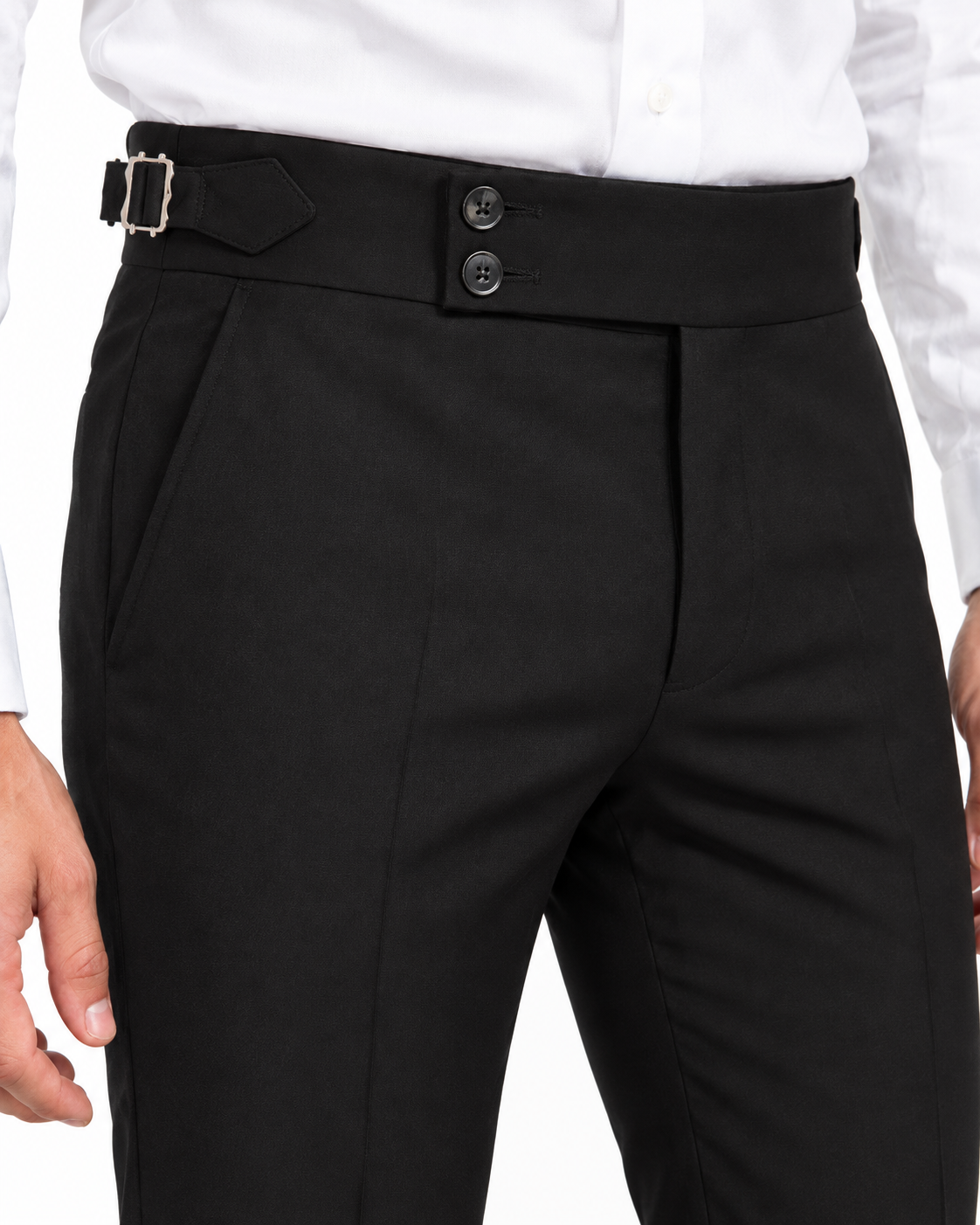 
Bellano — muške pantalone, crna — fotografija modela