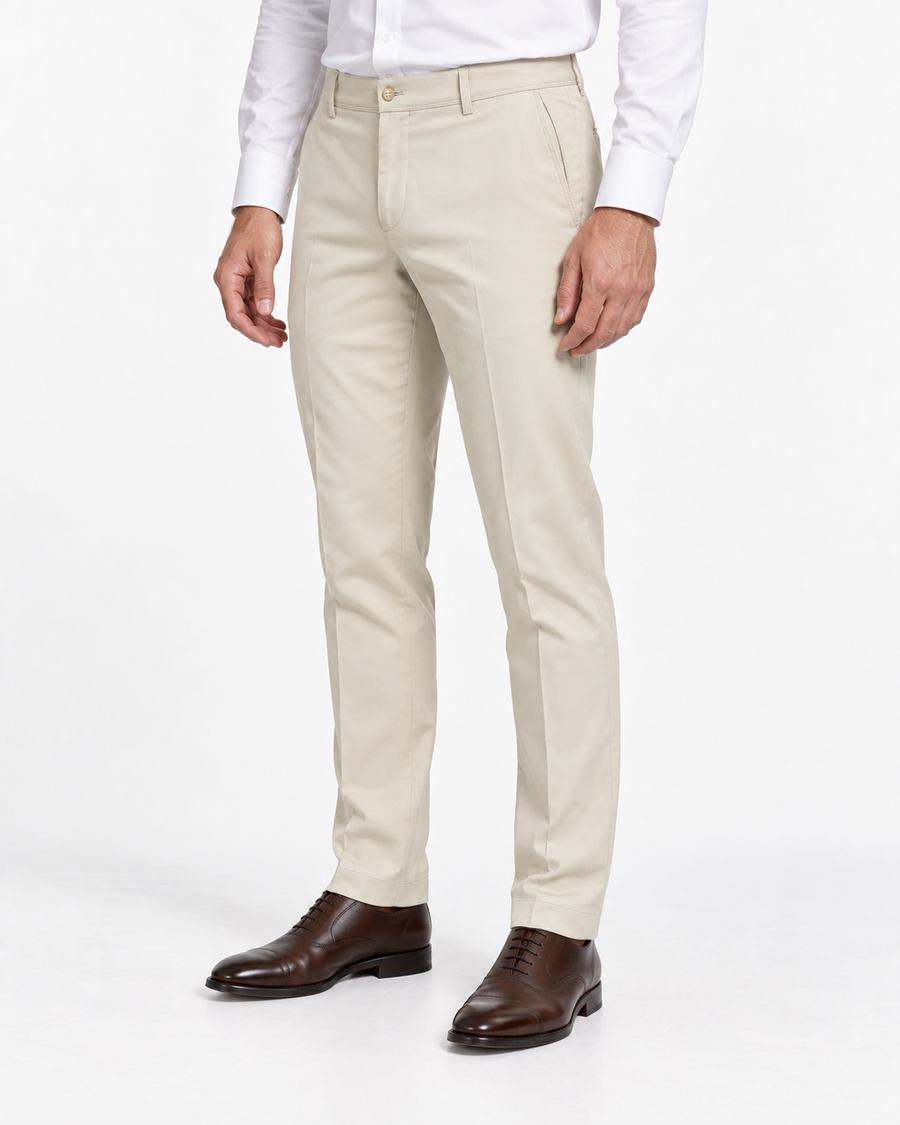 
Montaro — klasične pantalone, bež
